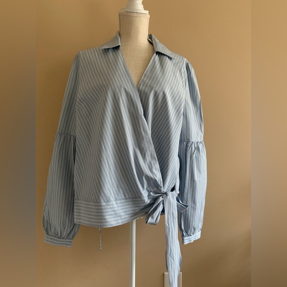 Michael Kors Wrap Top Shirt - Picture 9 of 10